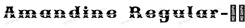 Amandine Regular字体转换